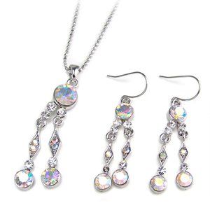 Drop Down Necklace Set